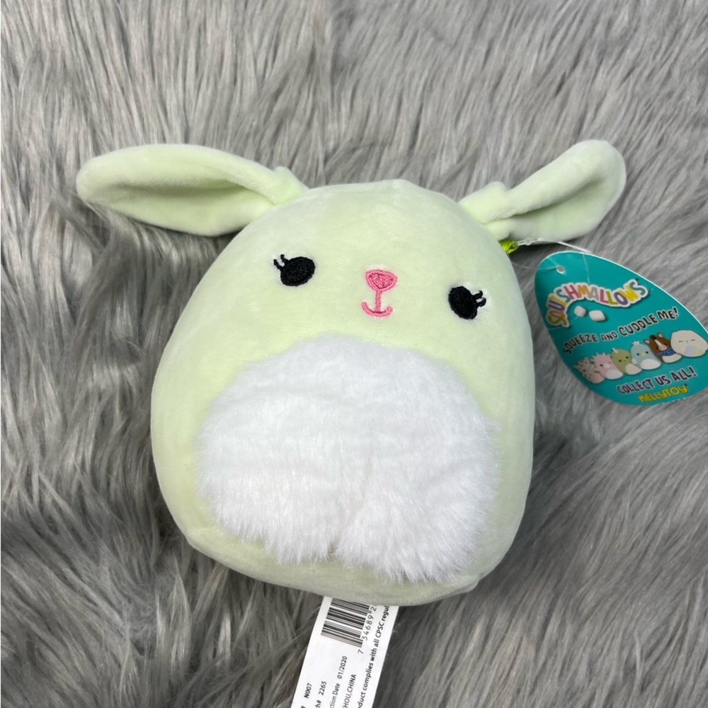 2020 squishmallow Isabella bunny green 5” RARE
